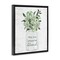 Stupell Industries Be Blessed Lucky Spring Flowers Black Framed Floater Canvas Wall Art, design by Lettered and Lined